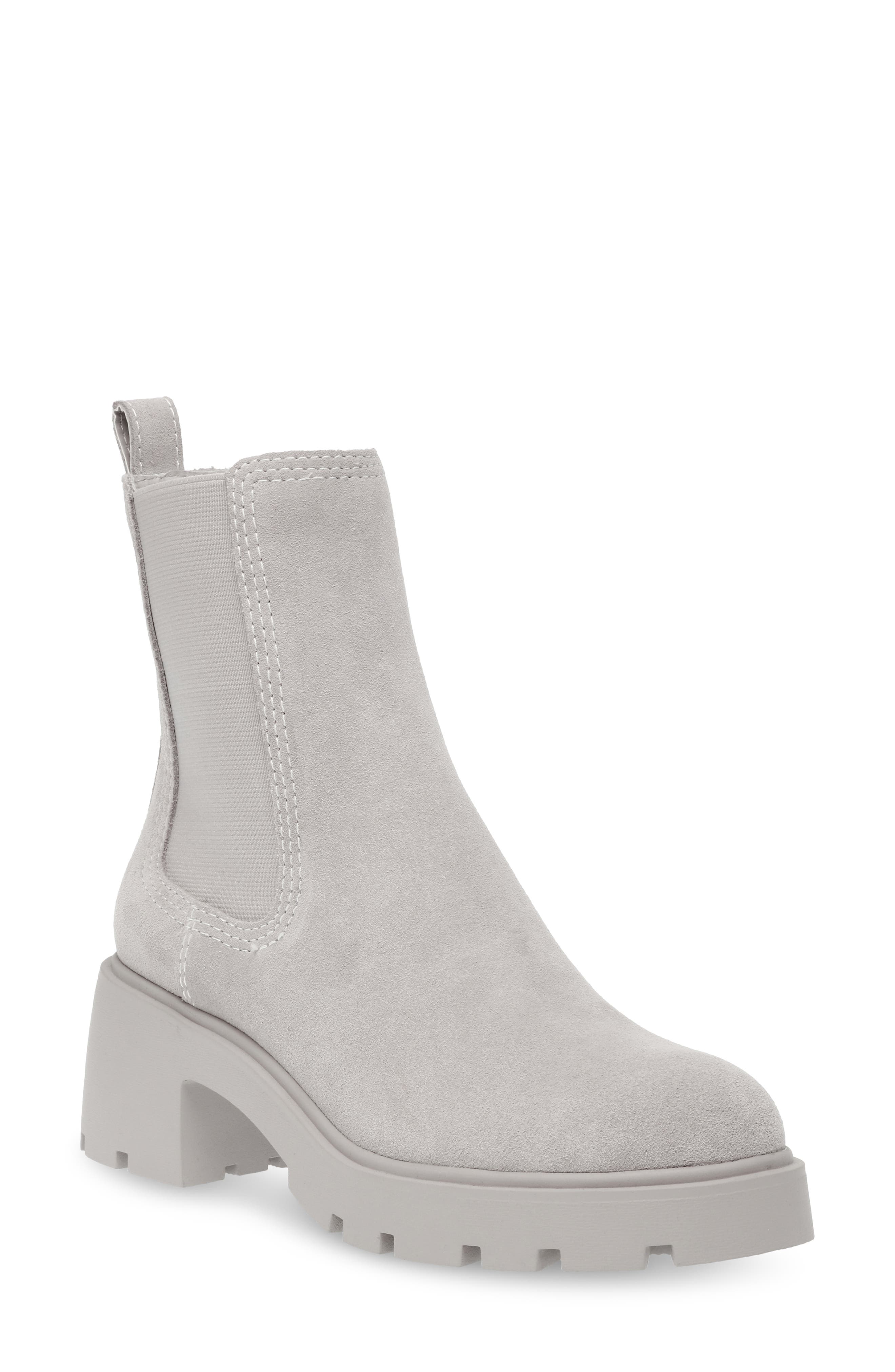 Haylan Chelsea Boot, Main, color, GREY SUEDE