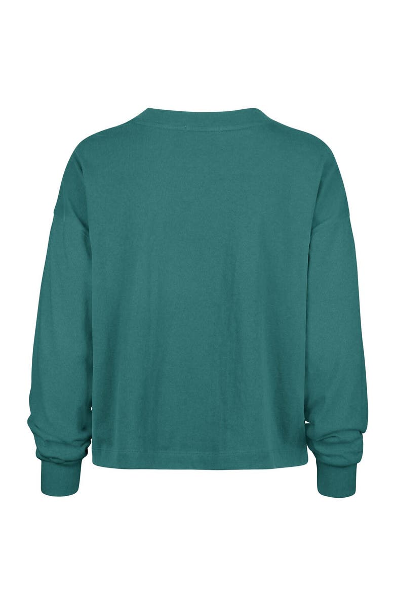 '47 Women's '47 Aqua Miami Dolphins Outreach City Oversized Long Sleeve T-Shirt, Alternate, color, Aqua