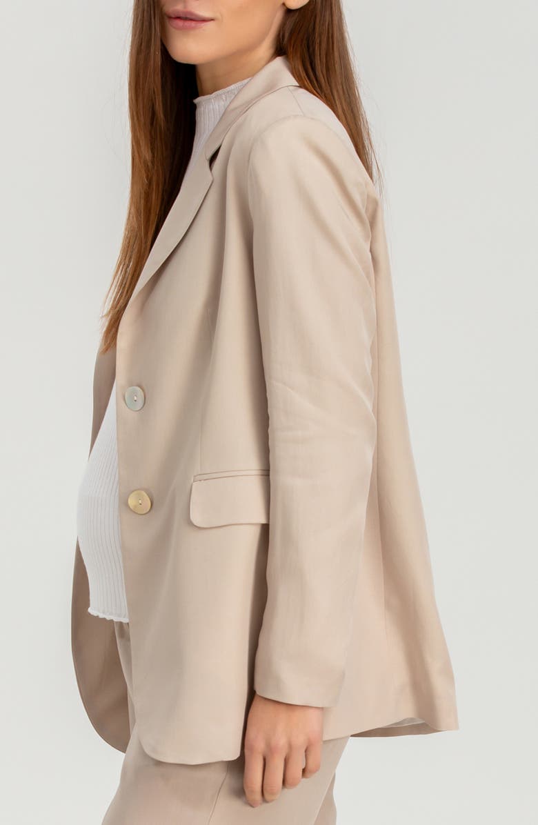 PIETRO BRUNELLI MATERNITY Eliana Two-Button Maternity Blazer, Alternate, color, 