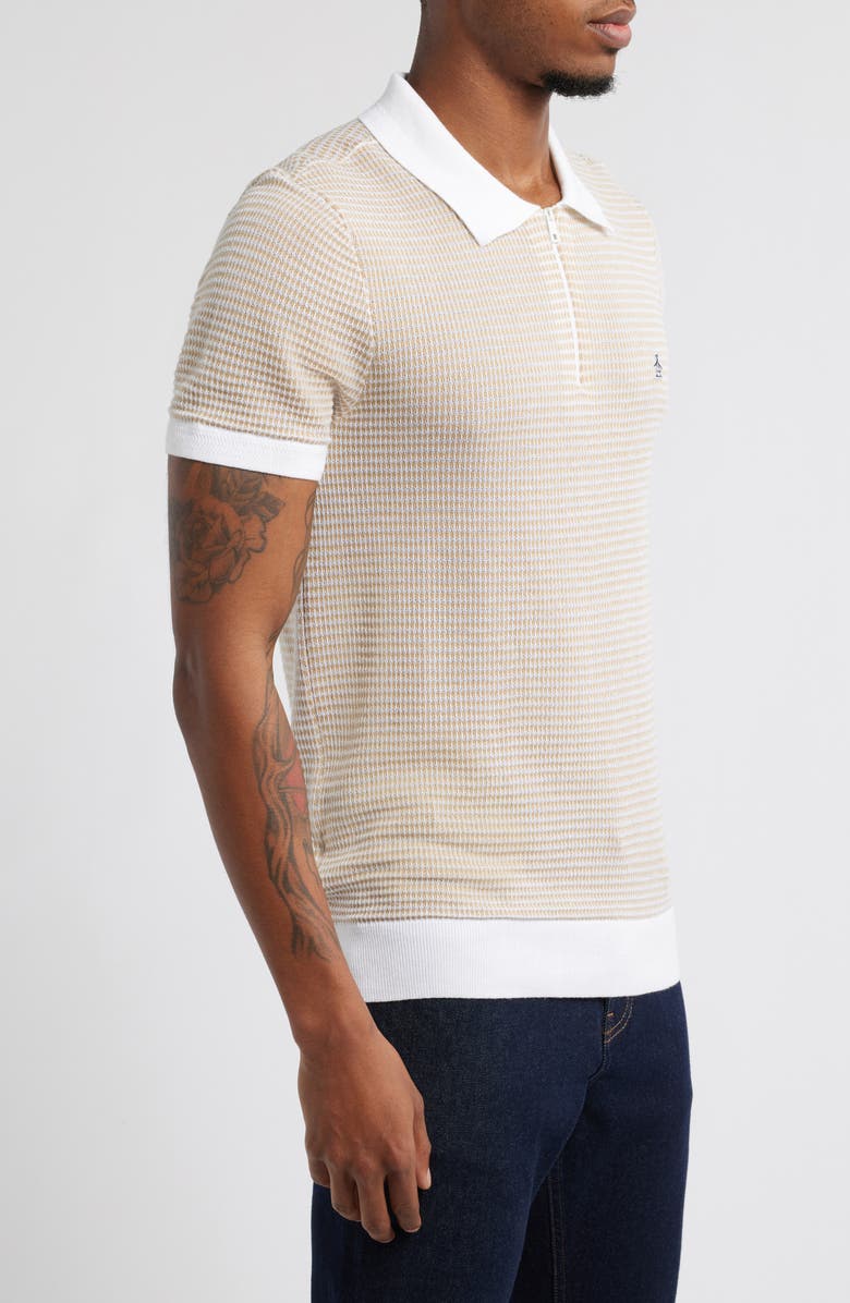Original Penguin Stripe Cotton Pique Polo, Alternate, color, 