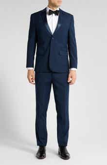 Gino Vitale Satin Notch Lapel Stretch Tuxedo Suit