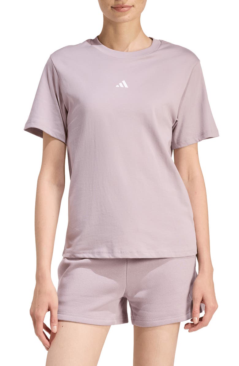 adidas 3-Bar Cotton T-Shirt, Main, color,