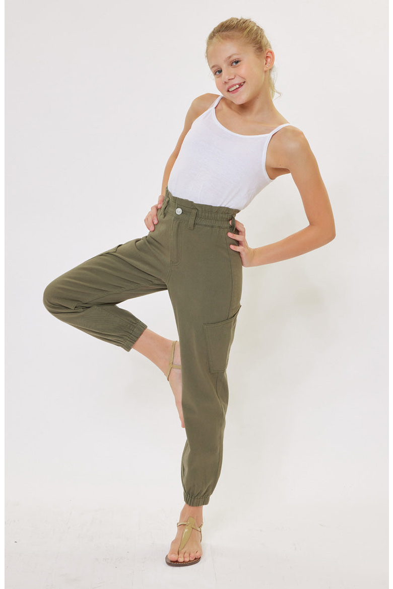 Poppy Mom Jogger Jeans, Alternate, color, Olive