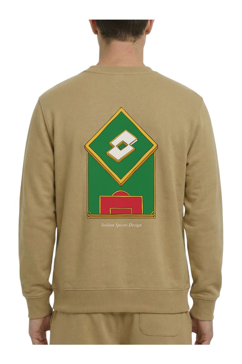 Match Day Men's Crewneck Sweater, Alternate, color, Tan
