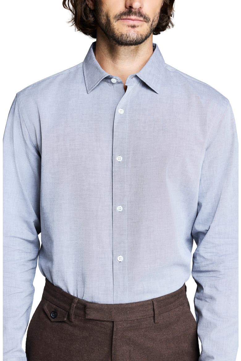 Hutcheson Oxford Dress Shirt, Main, color, LIGHT BLUE