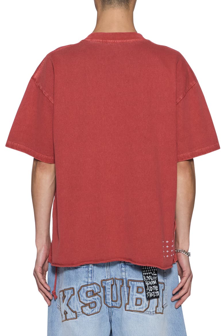 Podiumekcess Graphic T-shirt, Main, color, RED