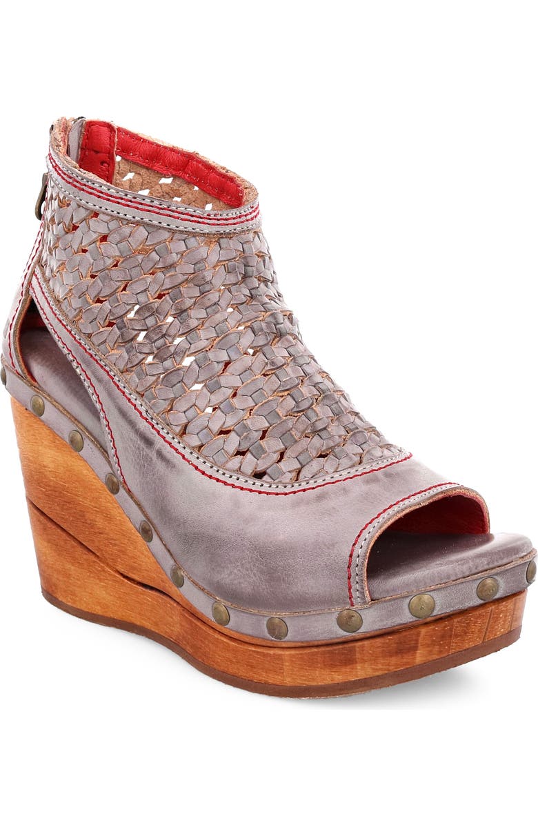 Bed Stu Odette Platform Wedge Sandal, Main, color,