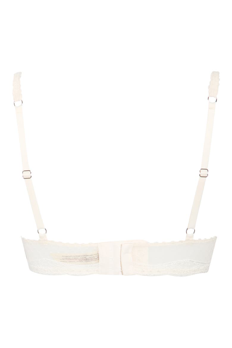 Mid Week Dotted Mesh Underwire Bra, Alternate, color, WHITE