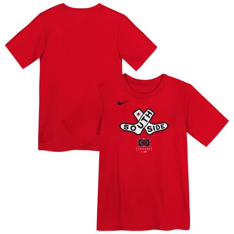 Preschool Nike  Red Chicago White Sox 2025 City Connect Logo T-Shirt