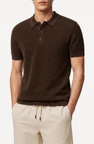 Onia Cotton Textured Knit Polo