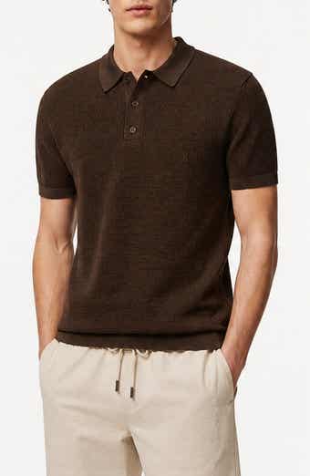 Onia Cotton Textured Knit Polo