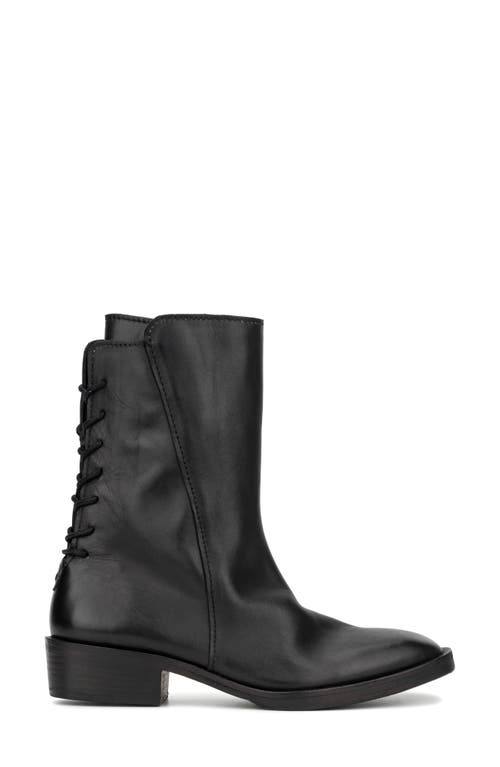 Vintage Foundry Annabell Leather Lace Up Boot In Black