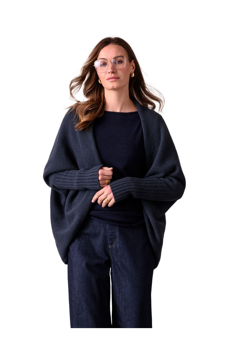 Celtic & Co. Supersoft Cocoon Cardigan, Main, color, Slate