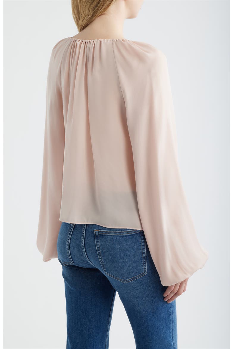 The Balloon Silk Top, Alternate, color, TAFFY