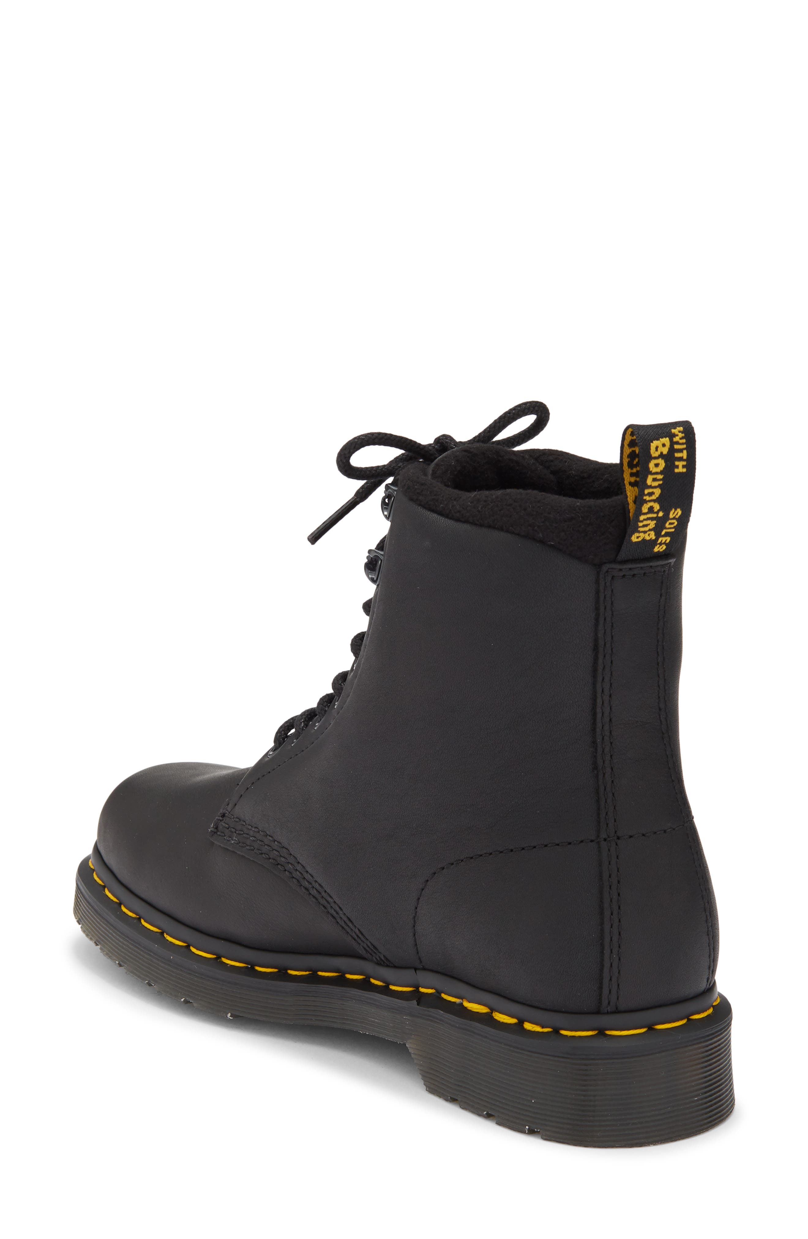 Dr. Martens 1460 Pascal Valor Boot, Alternate, color, Black