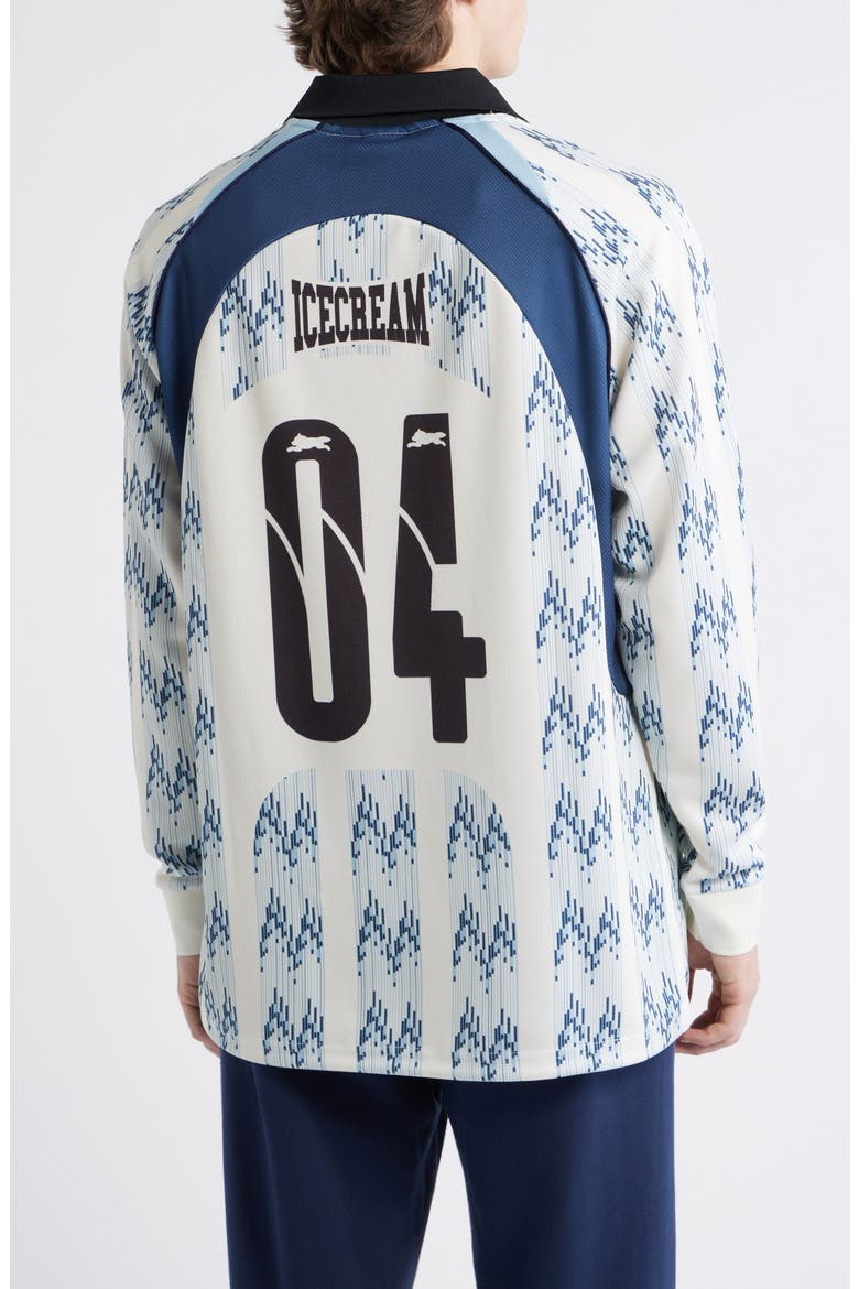 Dropper Long Sleeve Soccer Jersey, Alternate, color, ANTIQUE WHITE