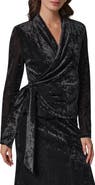 Donna Karan New York Velvet Wrap Top