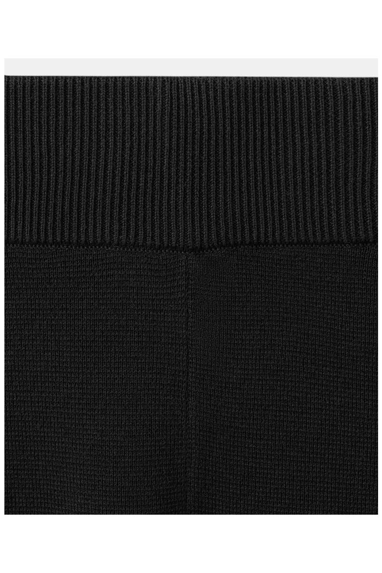 Cotton Knit Capri Pants, Alternate, color, BLACK