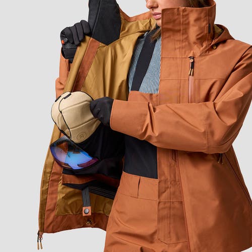 Backcountry Cottonwoods Gore-tex Shell Jacket In Brown