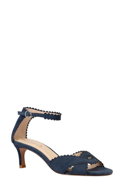 Umelo Kitten Heel Ankle Strap Sandal (Women)