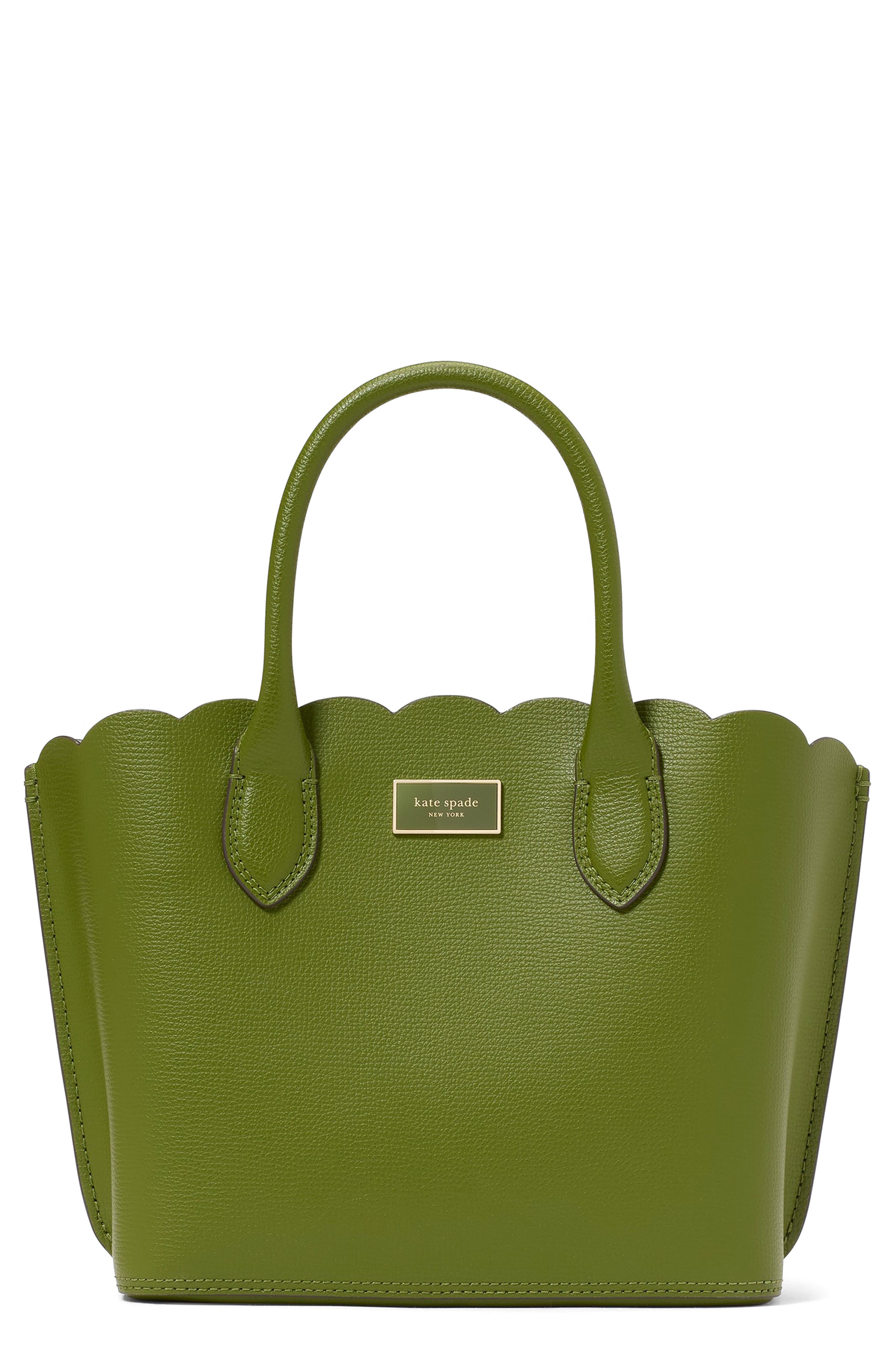 Kate Spade New York suite scallop crossgrain leather crossbody bag, Main, color, 