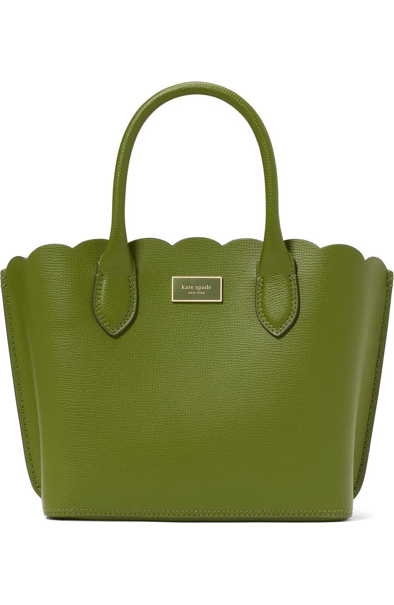 Kate Spade New York suite scallop crossgrain leather crossbody bag, Main, color,