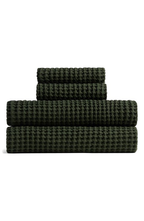 Turkish Cotton Waffle Bath Essentials