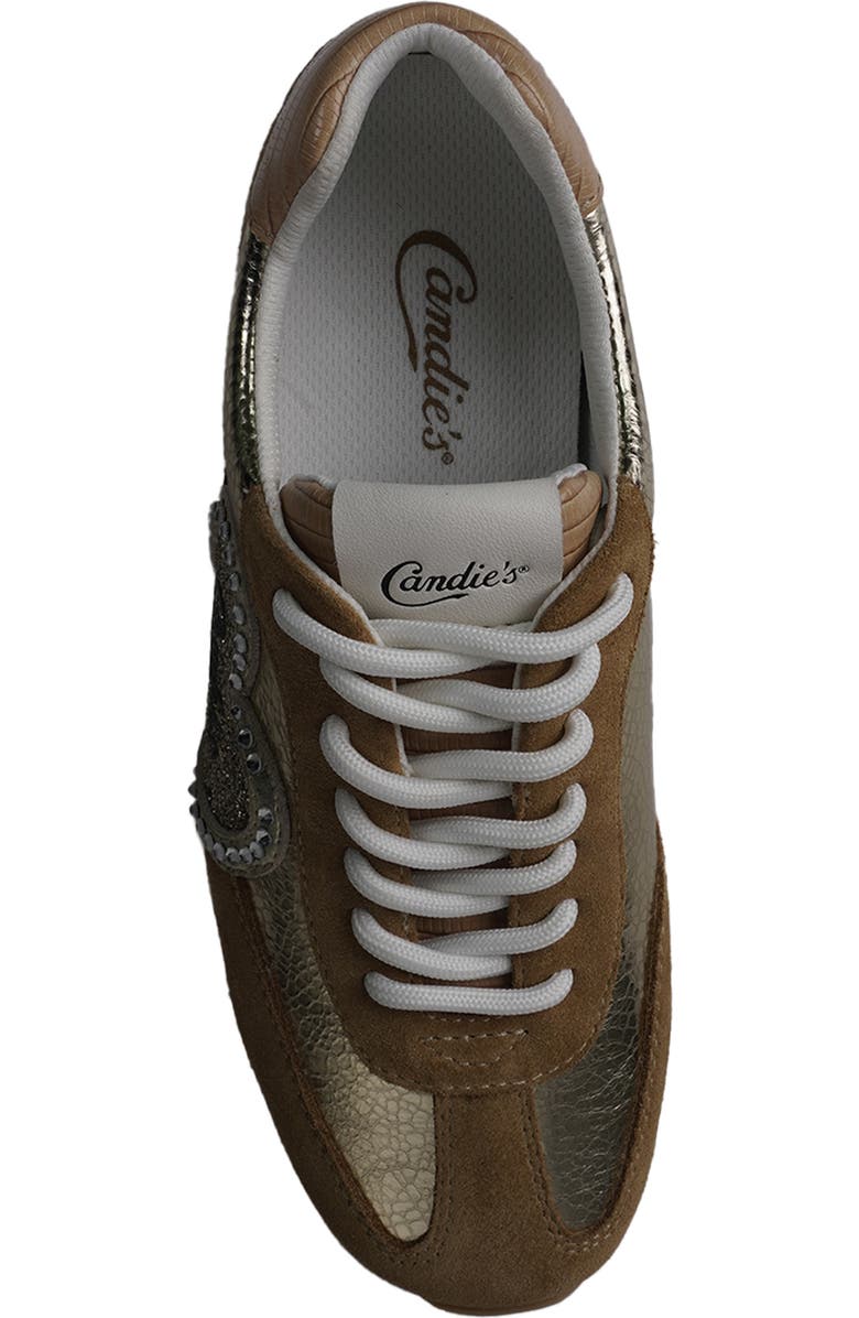 Candie's Taffy Platform Sneaker, Alternate, color, Gold