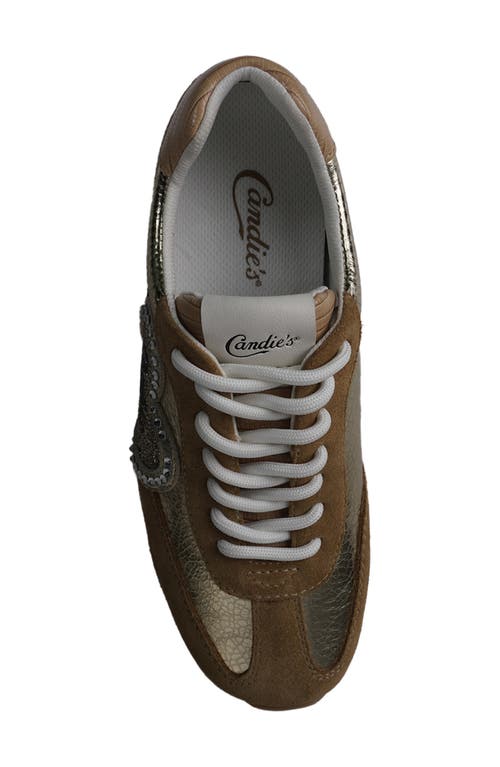 Candies Candie's Taffy Platform Sneaker In Gold