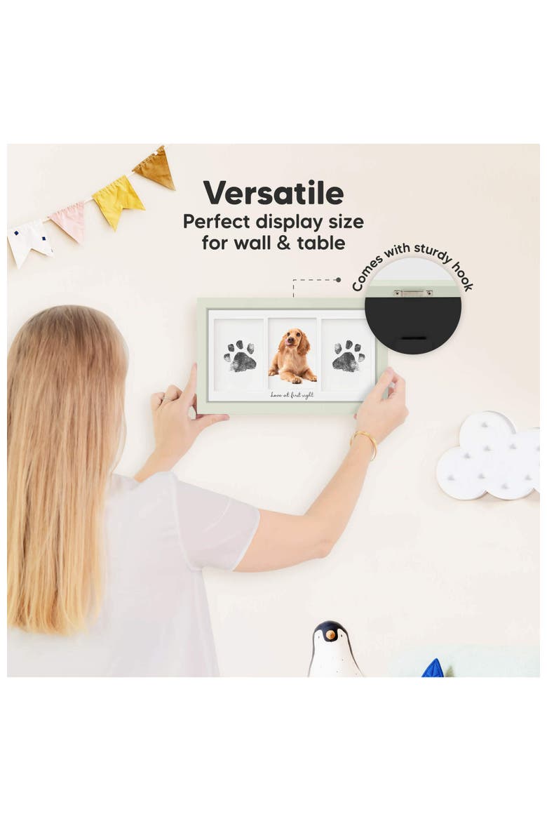 Duo Clean Touch Inkless Hand & Footprint Frame Kit, Alternate, color, Sage