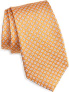 Nordstrom Quatrefoil Medallion Silk Tie