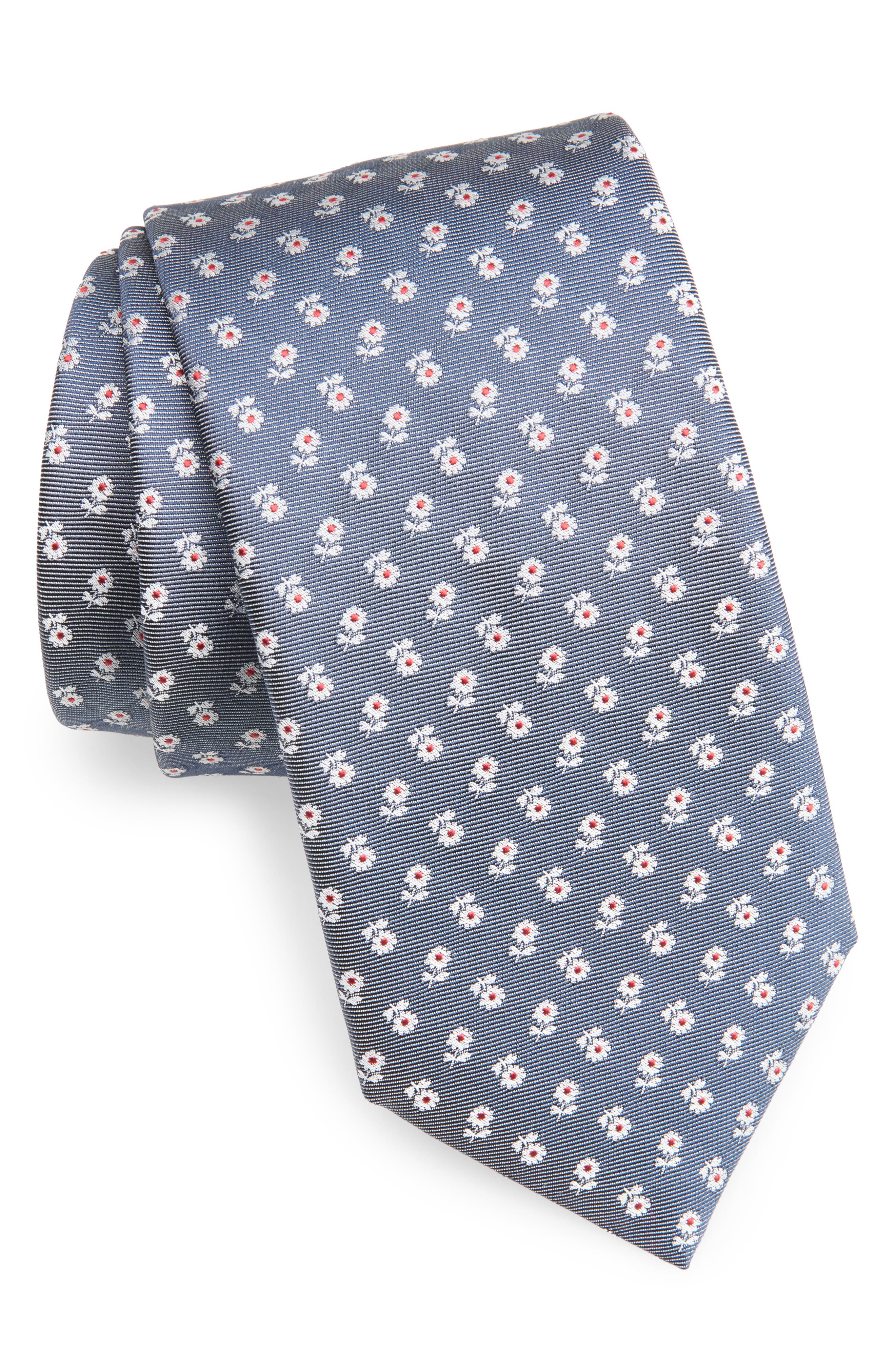 BOSS Floral Silk Tie