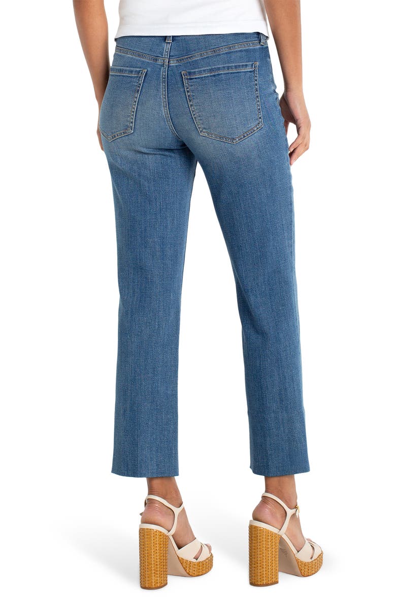 Liverpool Los Angeles Kennedy Raw Hem Ankle Straight Leg Jeans, Alternate, color, Newport Beach
