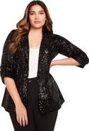 June + Vie Sequin Blazer