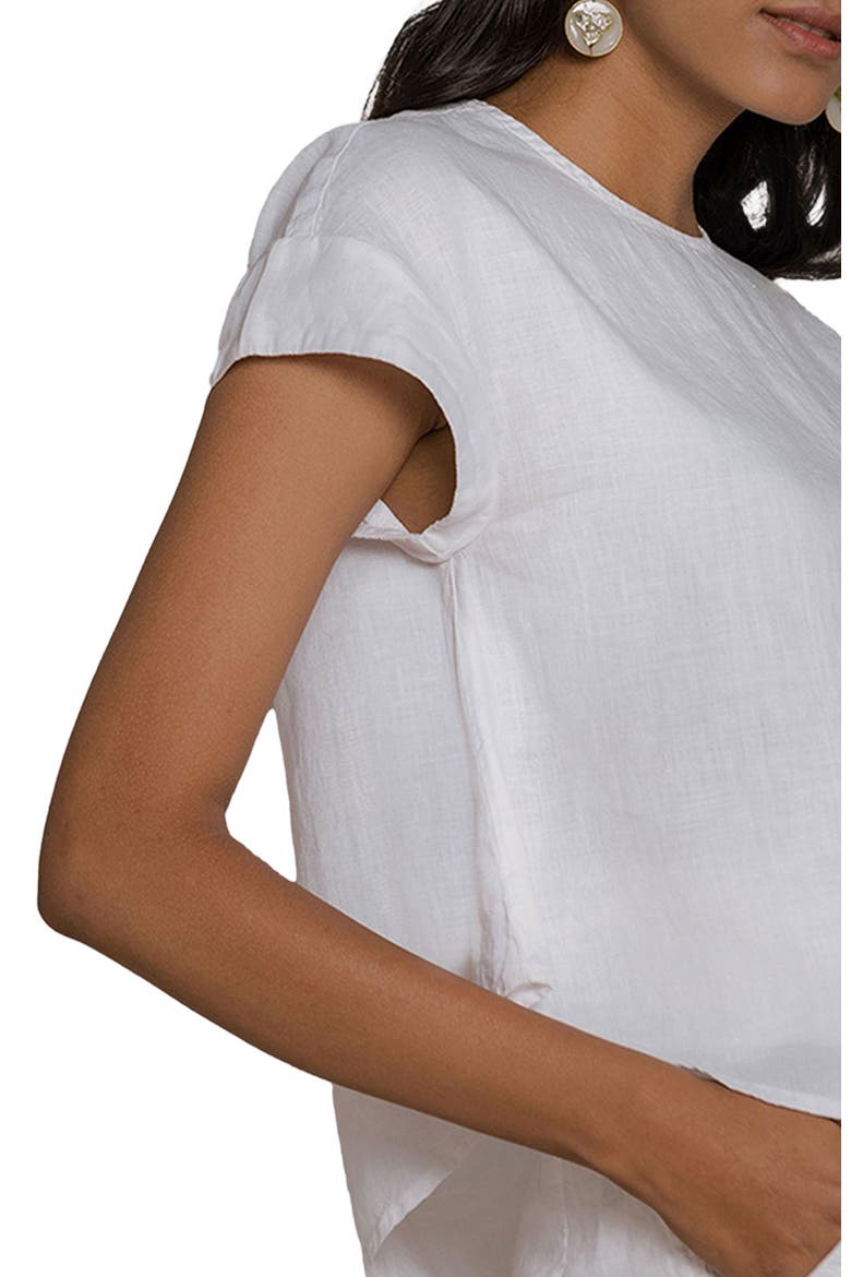 Sandcastles Saturday Top, Alternate, color, Coconut White