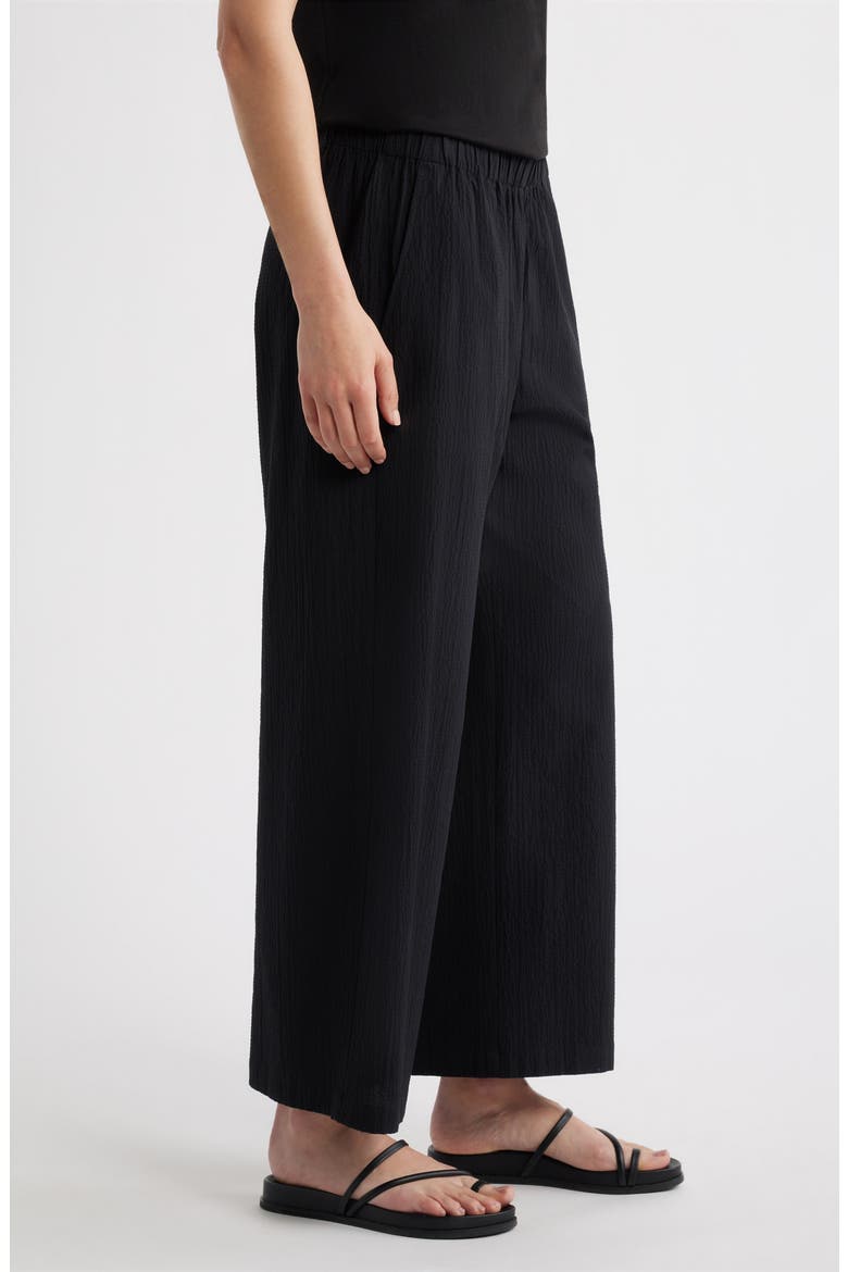 Ankle Wide Leg Pants, Alternate, color, BLACK
