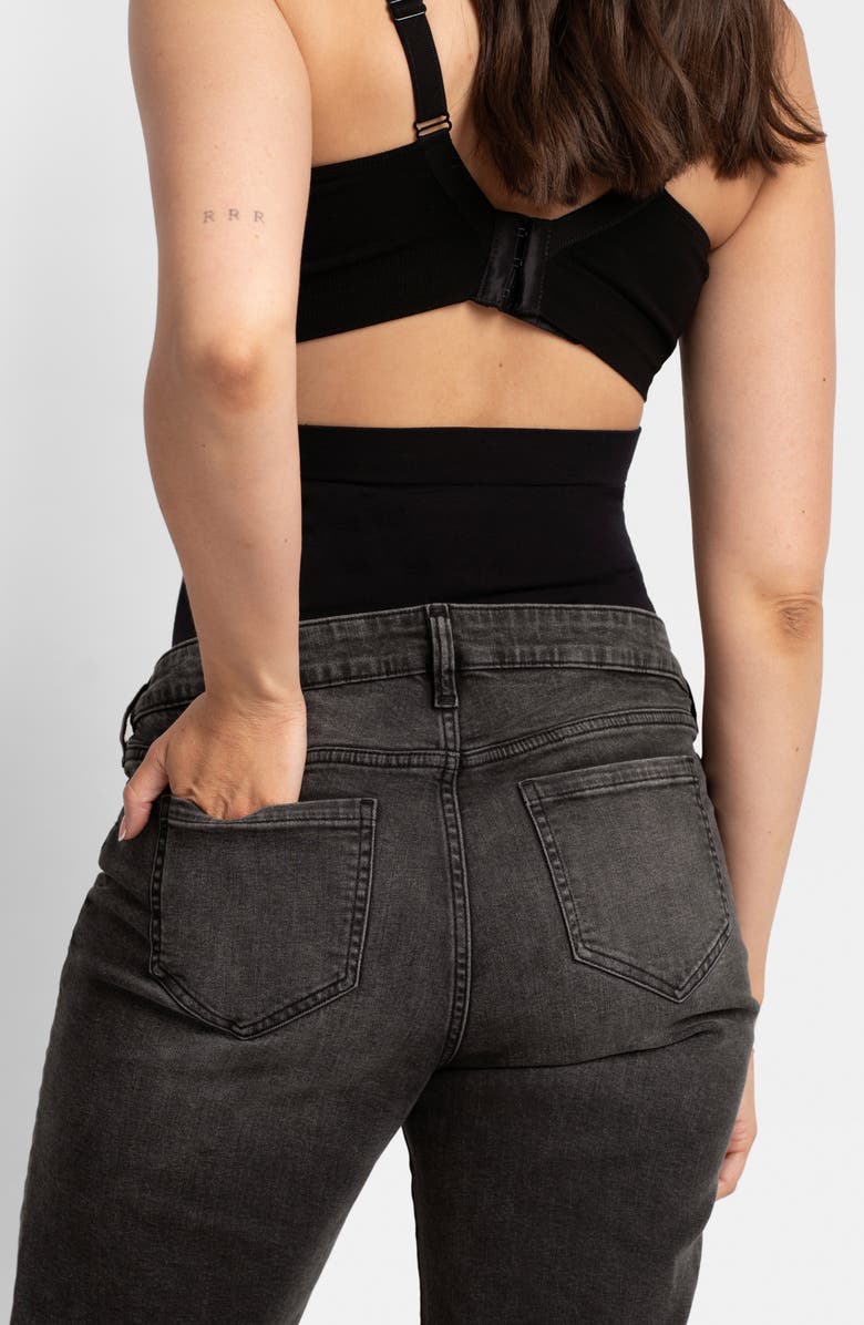 Seraphine Over the Belly Wide Leg Maternity Jeans, Alternate, color, 