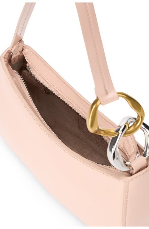 Staud Ollie Leather Shoulder Bag In Pink