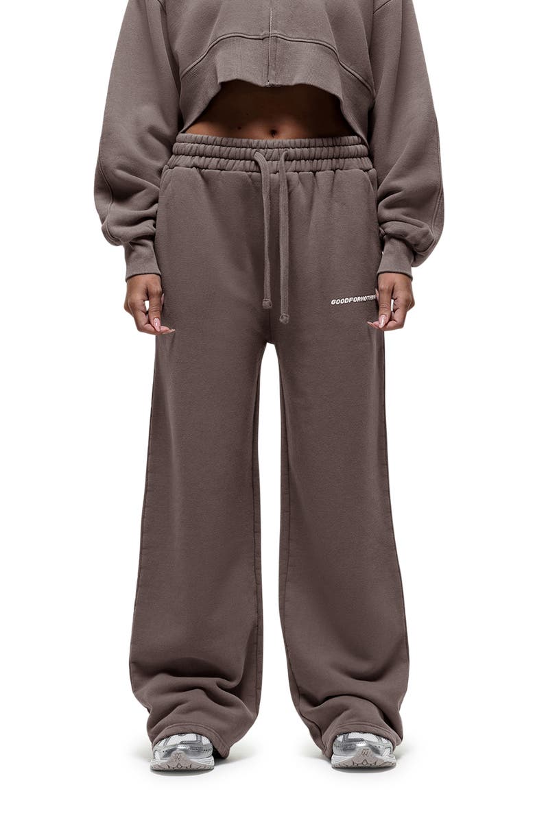 Good For Nothing Vintage Taupe Relaxed Joggers, Main, color, 