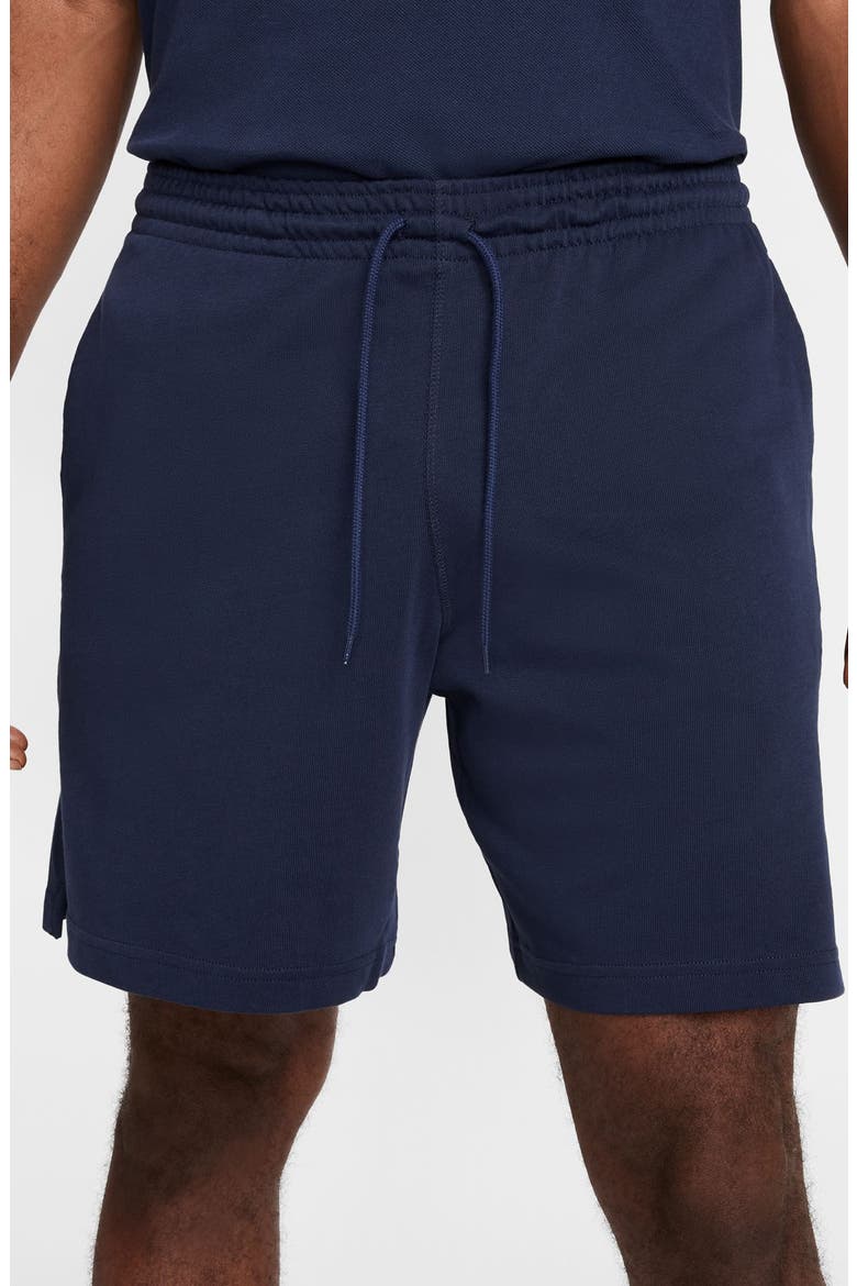 Club Knit Shorts, Alternate, color, OBSIDIAN/ WHITE