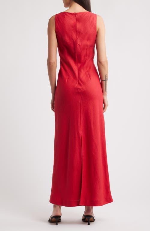 Faithfull The Brand Lydie Maxi Dress In Red