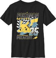 POKEMON Boy's Pokemon Pikachu 25 Graphic T-Shirt