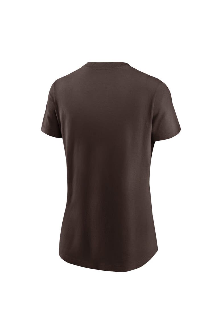 Women's Nike  Brown San Diego Padres Wordmark T-Shirt, Alternate, color, Brown