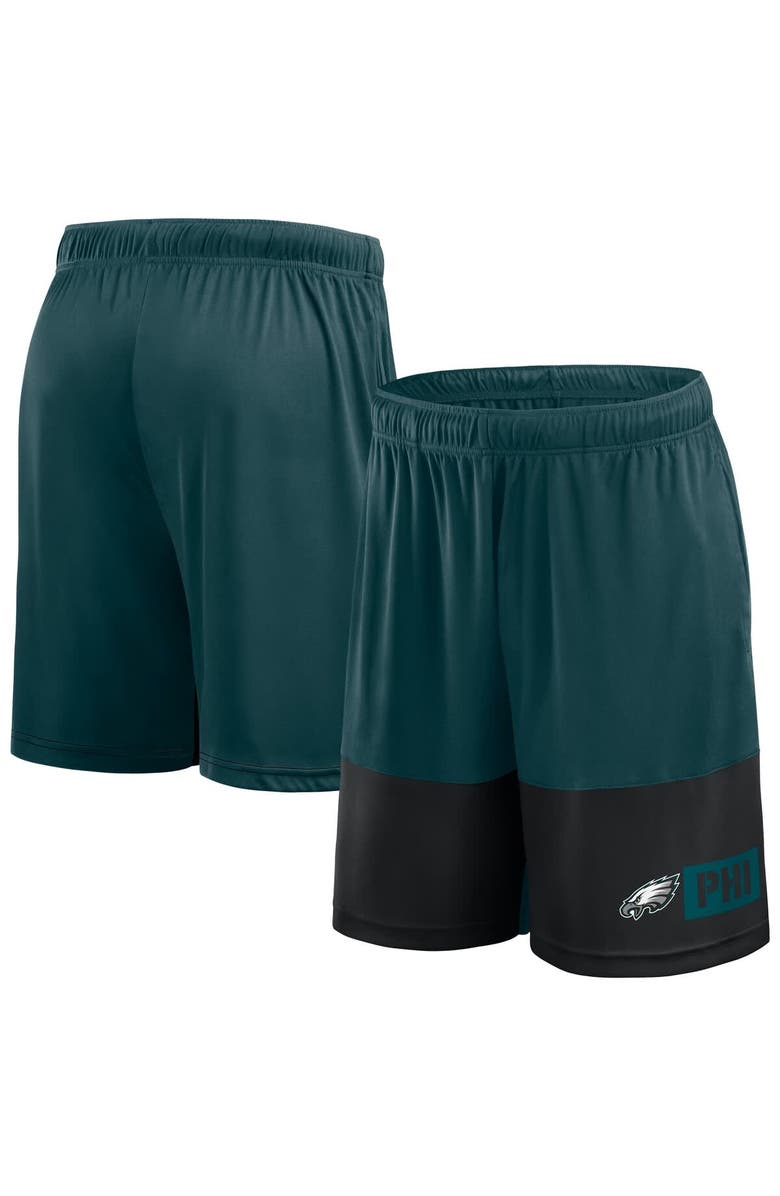 FANATICS Men's Fanatics Teal/Black Philadelphia Eagles Big & Tall Best of the Best Performance Shorts, Main, color, 