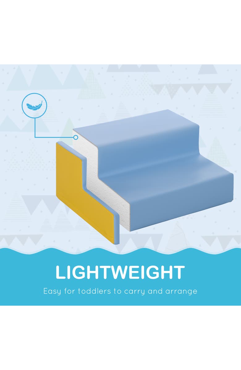 Soozier 2-Piece Climb and Crawl Foam Playset, Indoor Play, Alternate, color, Contemporary