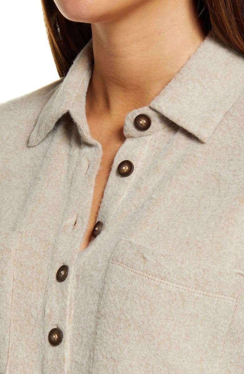 Open Edit Women's Cozy Polo Knit Top, Alternate, color, 