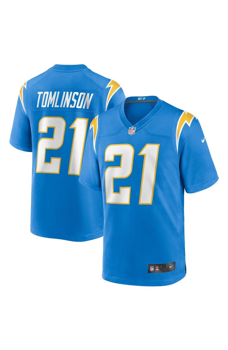 Nike Men's Nike LaDainian Tomlinson Powder Blue Los Angeles Chargers Game Retired Player Jersey, Main, color,
