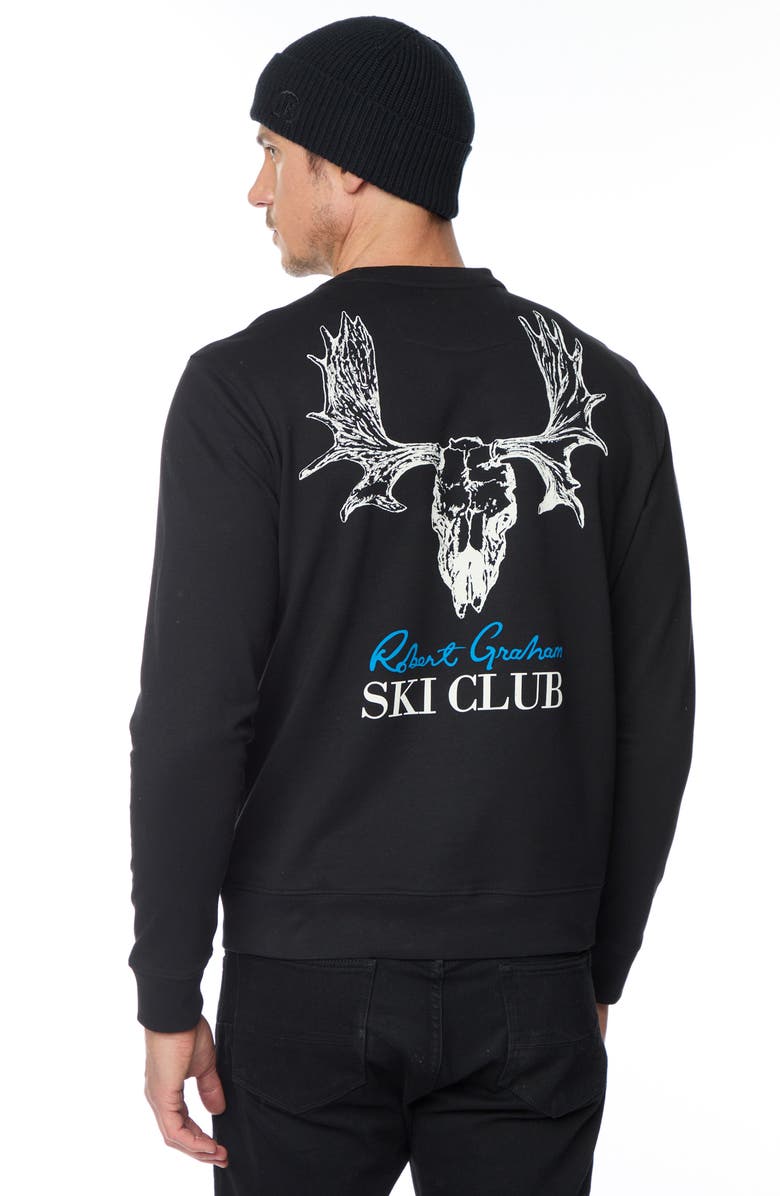 Robert Graham Hit the Slopes Long Sleeve Cotton Graphic T-Shirt, Alternate, color, 