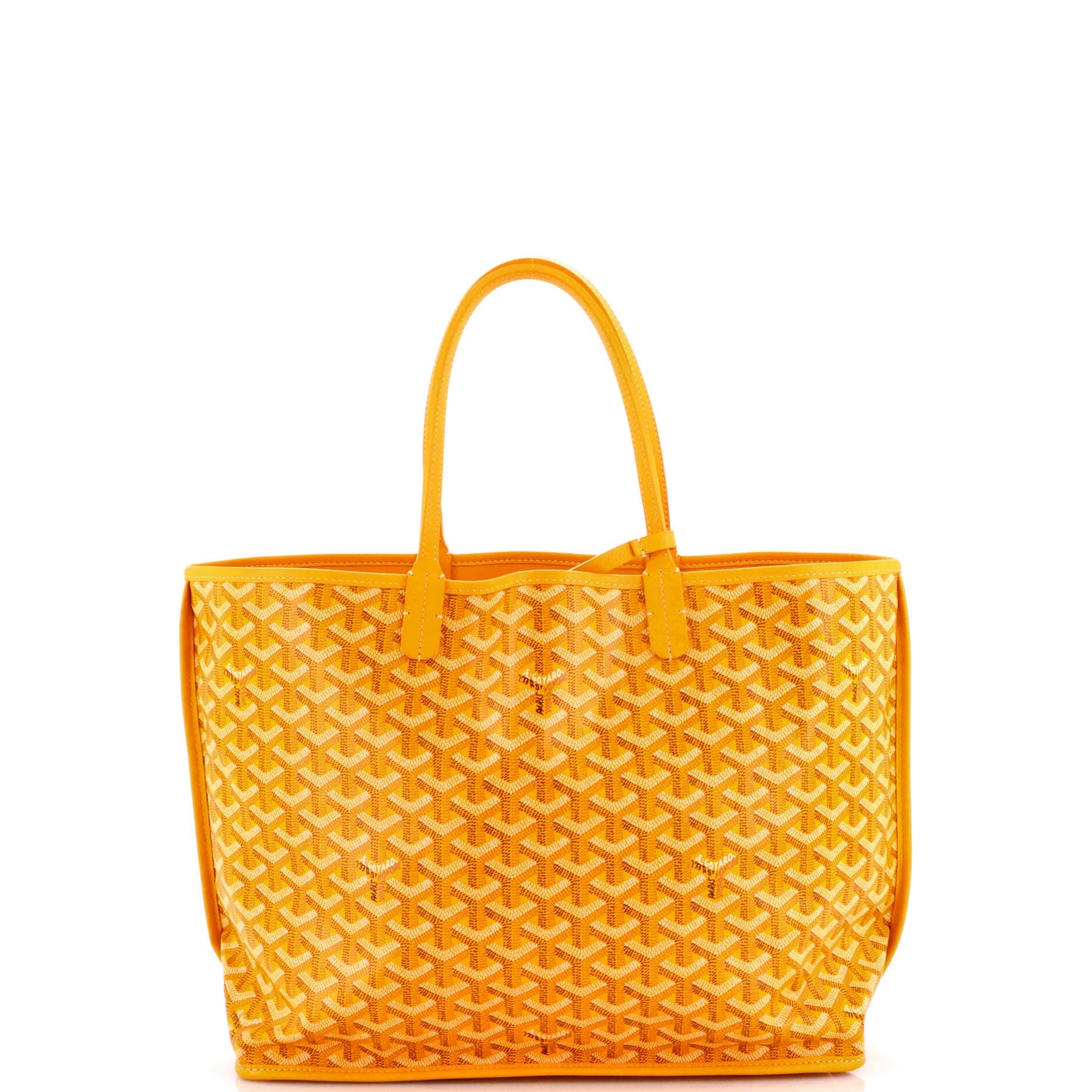 Pre-Owned Goyard Anjou Reversible Tote Coated Canvas PM, Alternate, color, Yellow