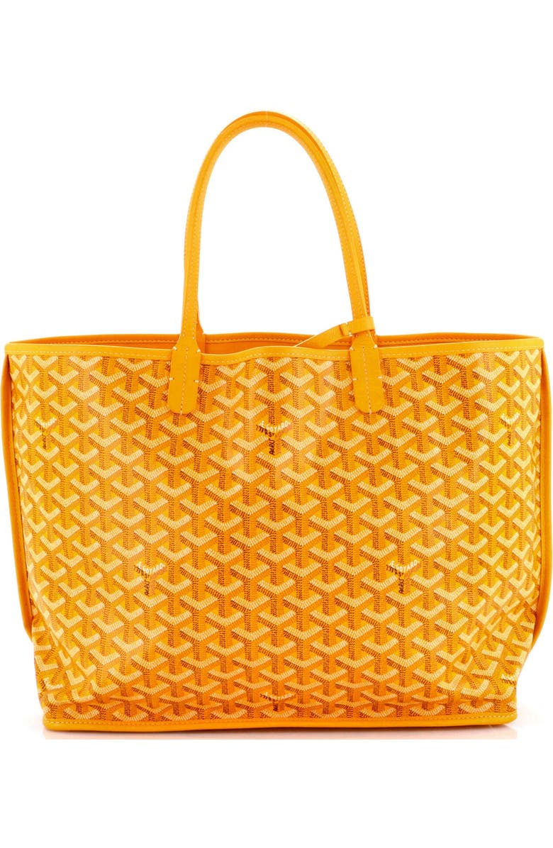 Pre-Owned Goyard Anjou Reversible Tote Coated Canvas PM, Alternate, color, Yellow